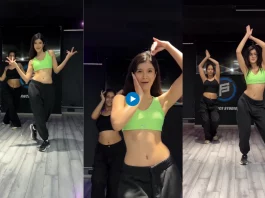Shanaya shared a breathtaking video of herself dancing to Neha Kakkar's hit song "Gali Gali," leaving fans in awe