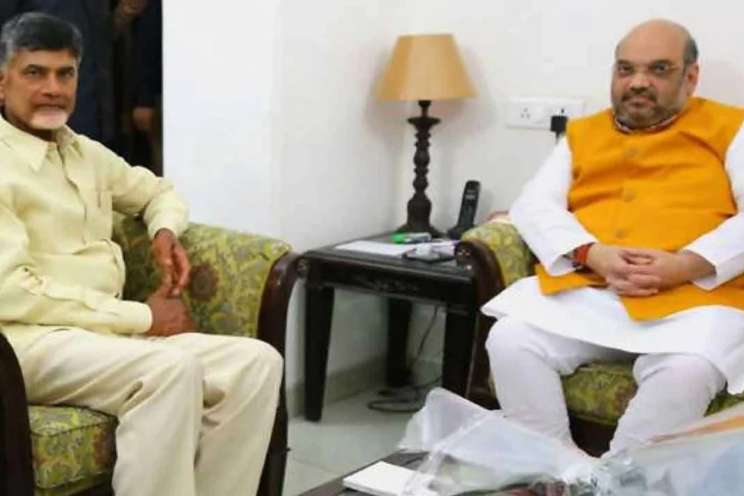 Chandrababu Naidu meets Amit Shah