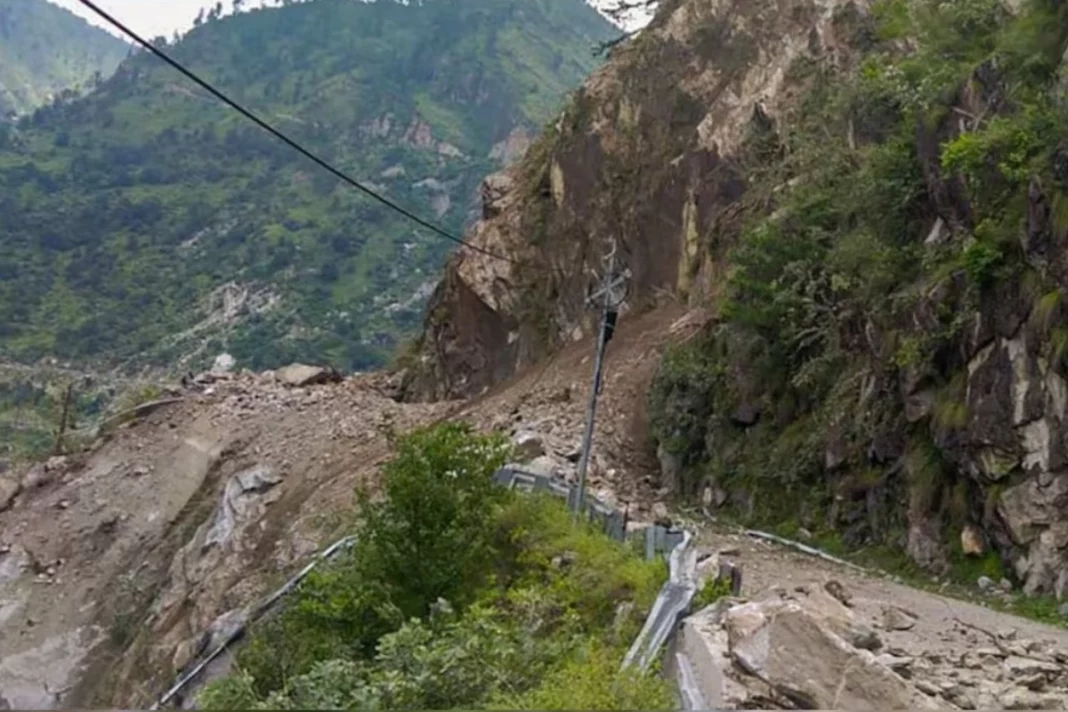 Landslide in Pithorafarh