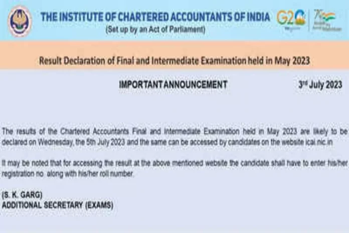 ICAI Result 2023