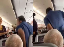 Verbal confrontation in Air Vistara flight.