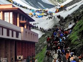 The yatra to holy pilgrimage has been stopped due to bad weather.