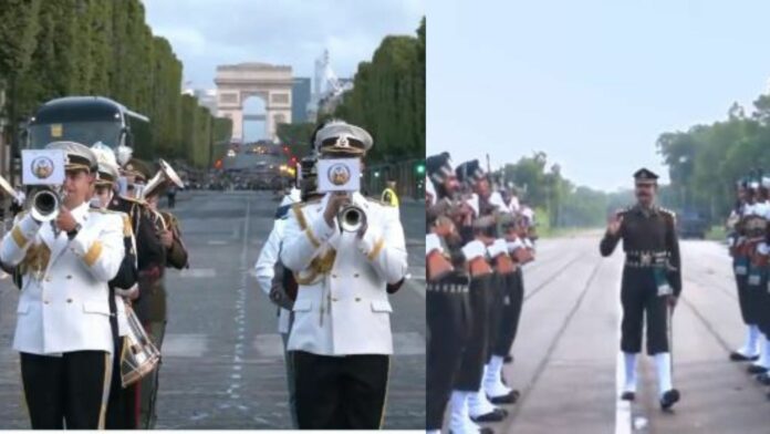 Indian contingents have arrived ion Paris for celebrations on July 14.