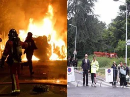 Protest rages on to 6th day as Nahel was laid to ground after his death in police shooting on Tuesday,.