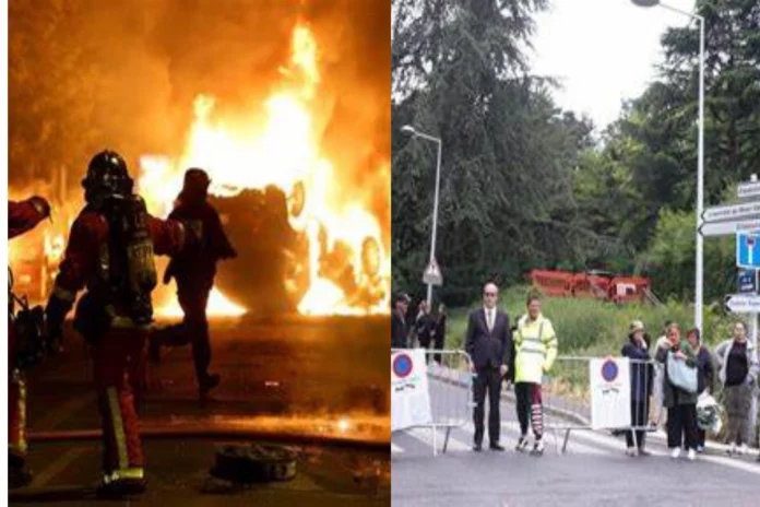 Protest rages on to 6th day as Nahel was laid to ground after his death in police shooting on Tuesday,.