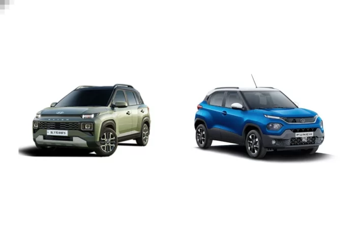 Hyundai Exter vs Tata Punch