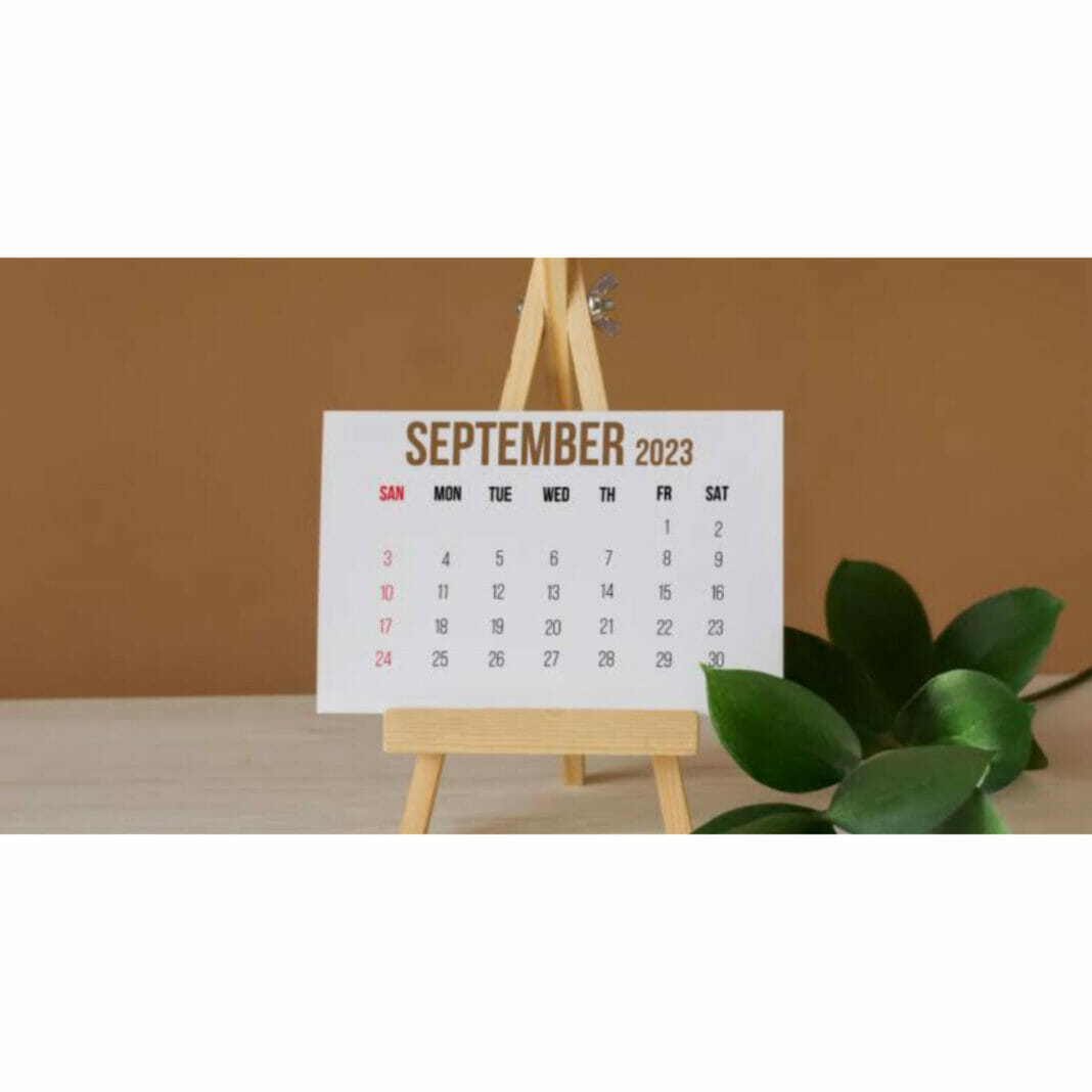 List of Holidays in September 2023