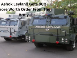 Indian Army Orders Ashok Leyland