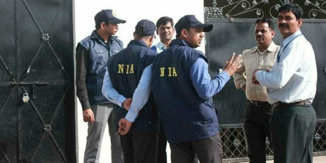 NIA is conducting raid to probe terror related activities in valley.