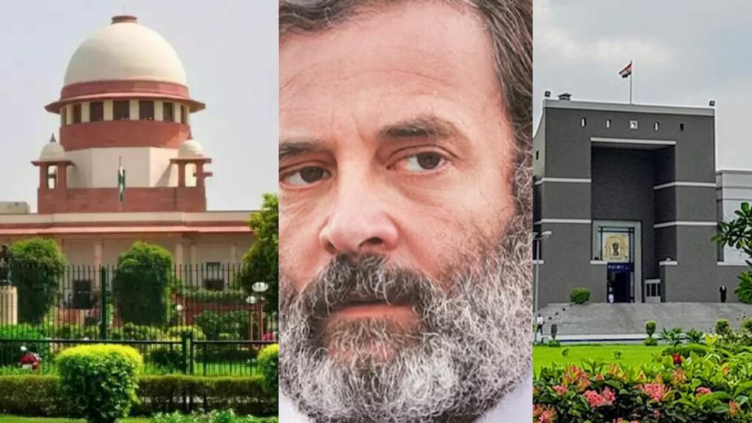 Rahul Gandhi has moved to Supreme Court over his conviction in 'Modi surname' case.