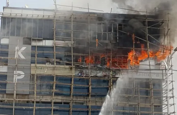 The fire has been brought under control and the investigation is underway.