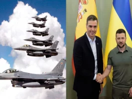 Spain deliver much needed arms to Ukraine while Zelensky gloats over delay in training of Ukrainian fighters in F-16s.