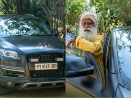 Sadhguru Audi q7