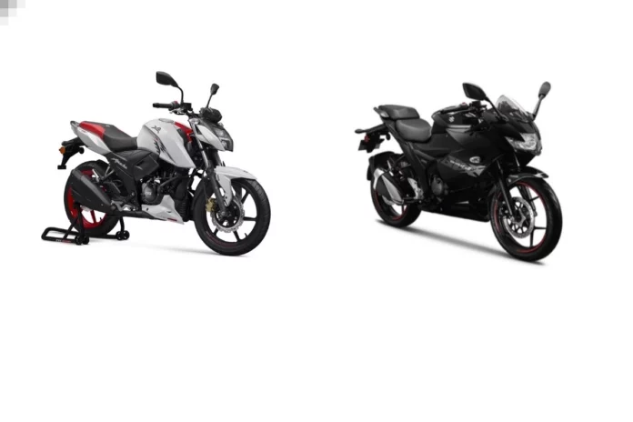 TVS Apache RTR 160 vs Suzuki Gixxer SF TVS Apache RTR 160 vs Suzuki Gixxer SF