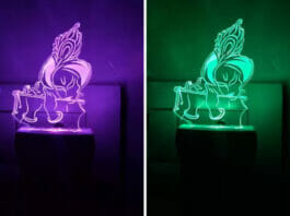 Flipkart Offer: But this Amazing 3D illusion night lamp with 7 colour changing lights for only Rs 193, all details here
