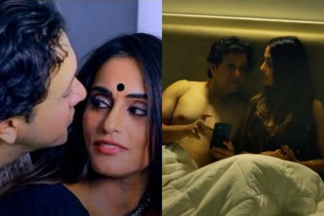 Wife in a metro web series on ULLU