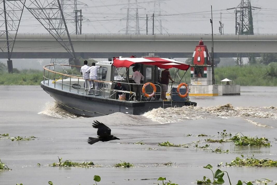 Yamuna water level