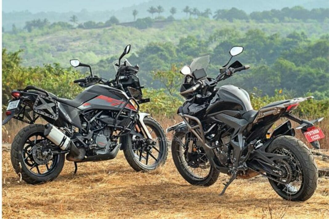 Zontes 350T ADV vs KTM 390 ADV