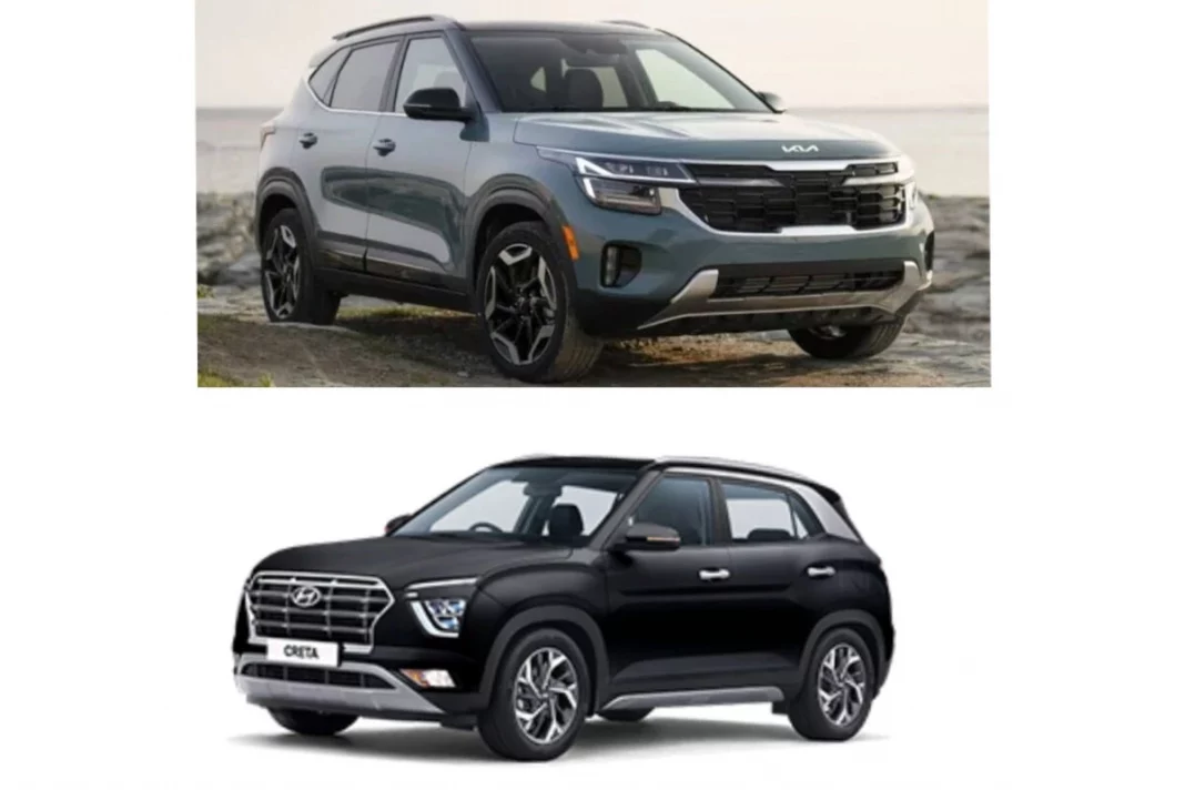 Kia Seltos facelift vs Hyundai Creta