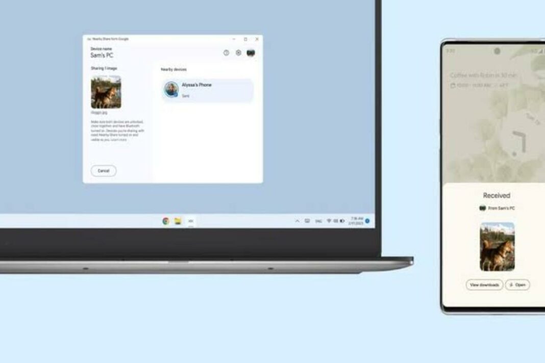 Google Nearby Share for Windows