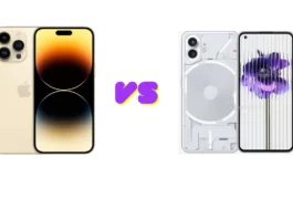 iPhone 14 Max Pro VS Nothing Phone 2
