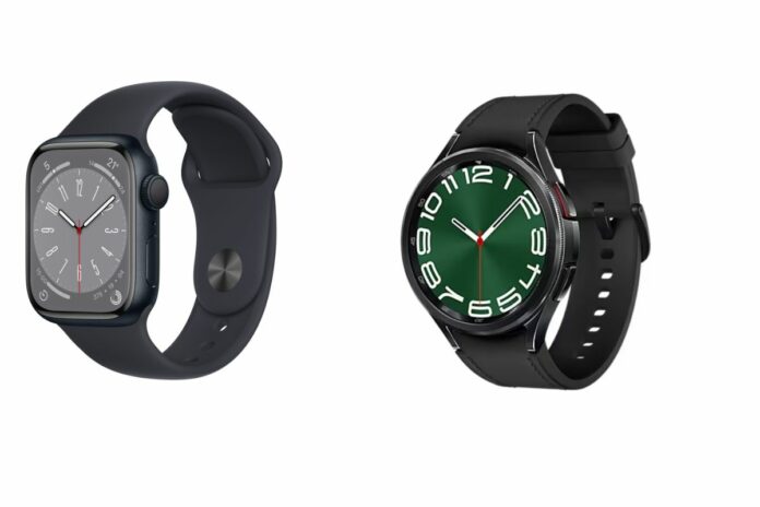 Apple Watch 8 vs Samsung Galaxy Watch 6 Classic Apple Watch 8 vs Samsung Galaxy Watch 6 Classic