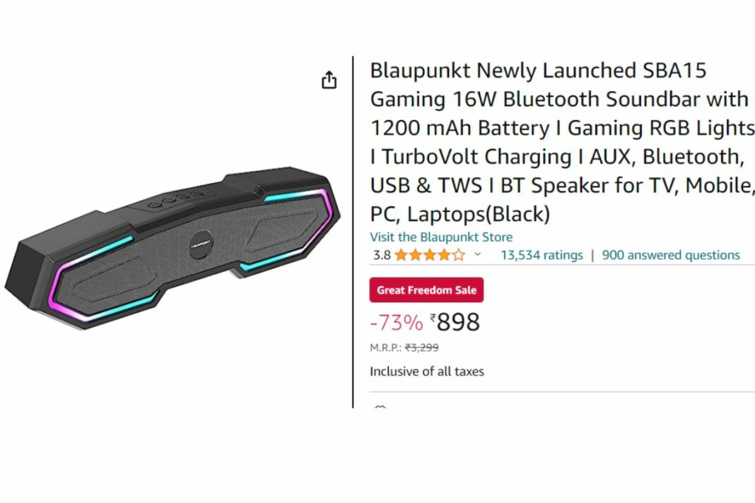 BlauPunkt Gaming Soundbar