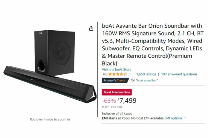 BoAt Aavante Bar BoAt Aavante Bar