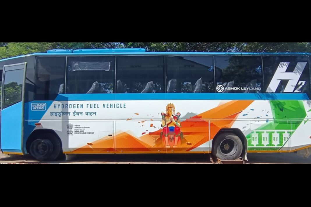 India's first hydrogen-powered bus service starts in Leh, will be powered by Hydrogen Fuel Cells, all details here