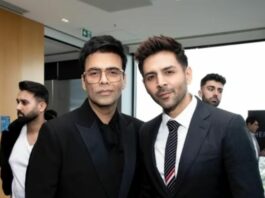 Karan Johar and Kartik Aaryan