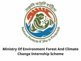 Ministry Of Environment Forest And Climate Change Internship Scheme