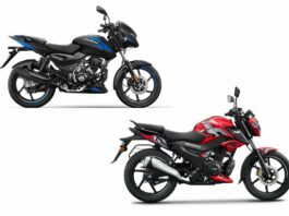 TVS Raider and Bajaj Pulsar 125
