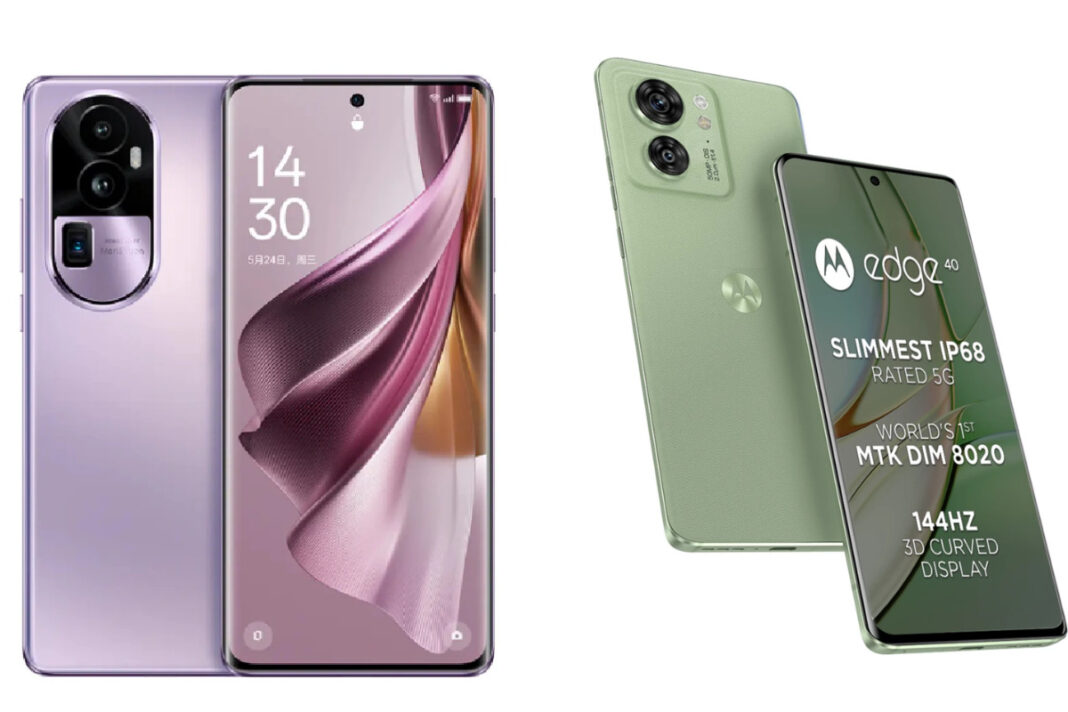 Oppo Reno 10 Pro 5G vs Motorola Edge 40: Two mid segment smartphones compared head to head, Read before you buy