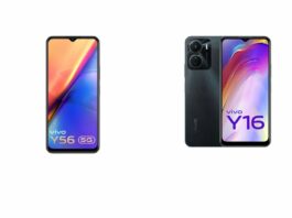 Vivo Y56 & Vivo Y16