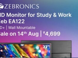 Zebronics Monitor