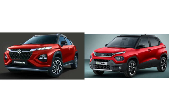 Tata Punch CNG Vs Maruti Suzuki Fronx CNG Tata Punch CNG Vs Maruti Suzuki Fronx CNG