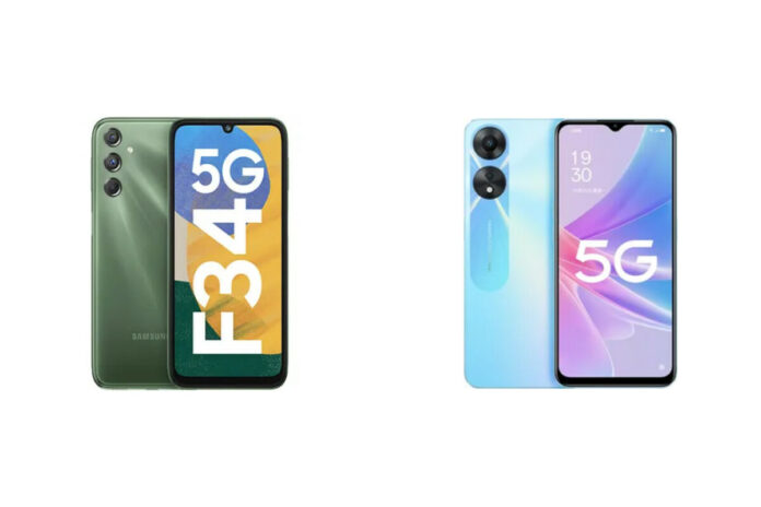 Oppo A58 4G vs Samsung Galaxy F34 5G Oppo A58 4G vs Samsung Galaxy F34 5G