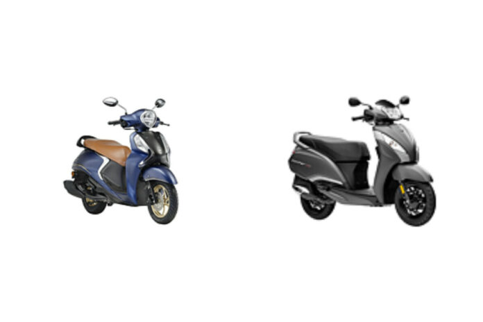 TVS Jupiter 125 vs Yamaha Fascino 125 TVS Jupiter 125 vs Yamaha Fascino 125