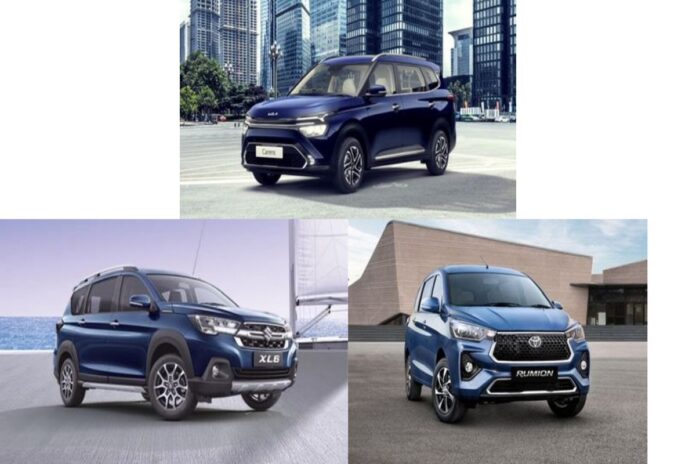 Toyota Rumion Vs Maruti XL6 Vs Kia Carens