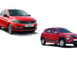 Renault Kwid vs Tata Tiago