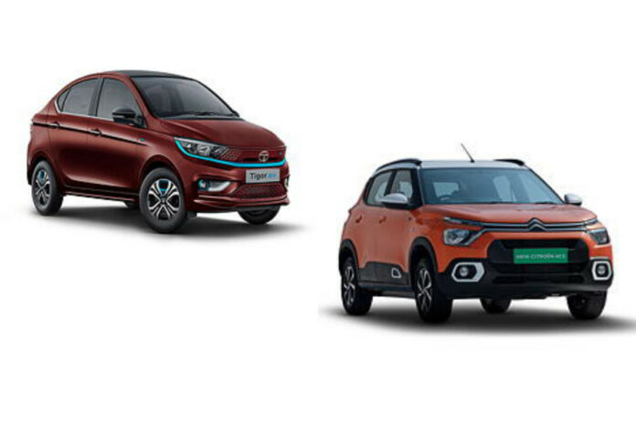 Citroen eC3 vs Tata Tigor EV