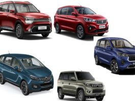 Top 5 seven seater cars under 15 Lakh
