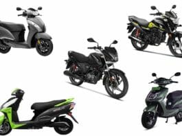 Top 5 two-wheelers under 1 Lakh