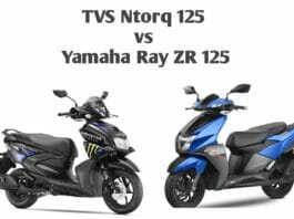 TVS Ntorq 125 vs Yamaha Ray ZR 125