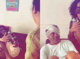 Viral Video: Husband tries to protect his son with Jawan's 'Phle Baap…' dialogue, wife does this next, Watch
