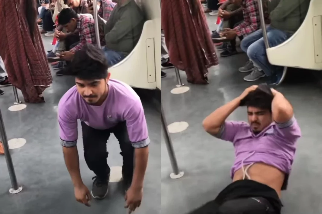 Viral Video: Man tries to create social media stir by shooting a video inside metro, things go horribly wrong; watch