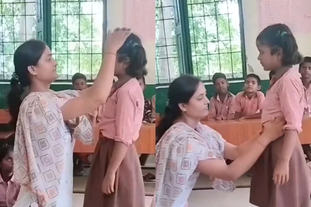 Viral Video: Teacher rehearses good touch, bad touch lesson with a girl, IPS Officer praises her; WATCH