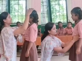 Viral Video: Teacher rehearses good touch, bad touch lesson with a girl, IPS Officer praises her; WATCH