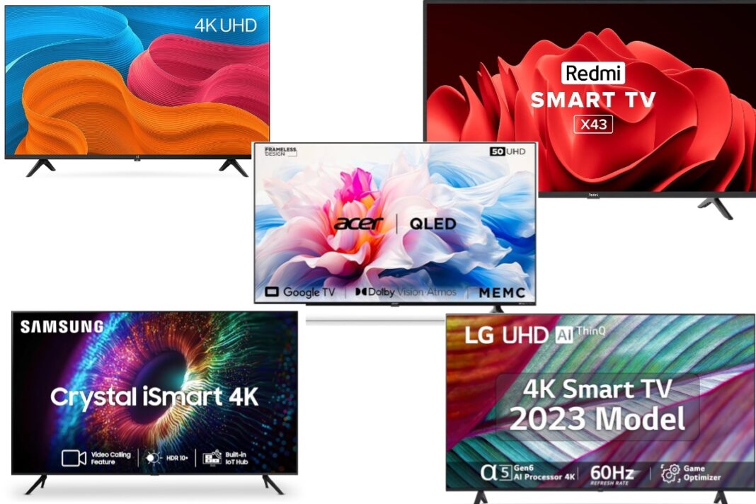Top 5 TVs under discount on Amazon