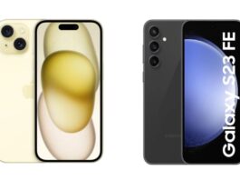 Apple iPhone 15 vs Samsung Galaxy S23 FE 5G